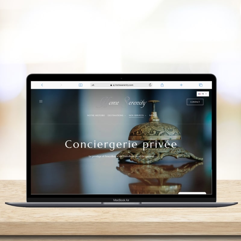 creation site internet conciergerie privée cote d'azur